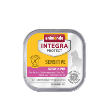 Корм влажный ветеринарный для кошек Integra Protect Sensitiv Pure Pork с пищевой непереносимостью, моно свинина, 100 г