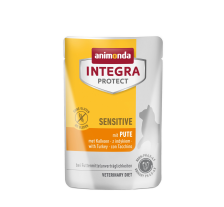 Корм влажный ветеринарный для кошек Integra Protect Sensitive with Turkey с пищевой непереносимостью, с индейкой пауч, 85 г