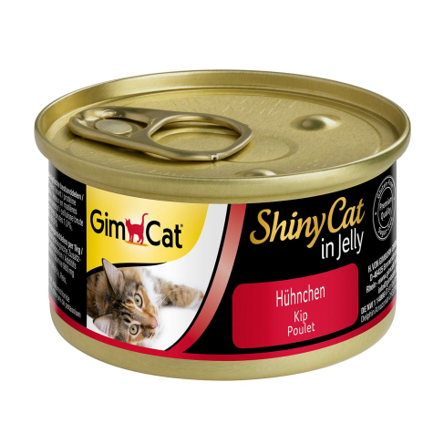 Влажный корм GimCat Shiny Cat для кошек, курица, 70 г - фото 3