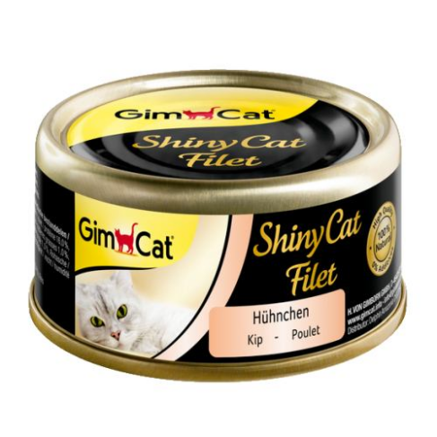 Влажный корм GimCat Shiny Cat Filet для кошек, курица, 70 г - фото 3