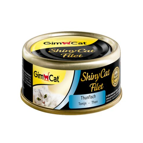 Влажный корм GimCat Shiny Cat Filet для кошек, тунец, 70 г - фото 3