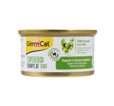 Влажный корм GimCat Shiny Cat Superfood для кошек, курица и яблоко, 70 г Влажный корм GimCat Shiny Cat Superfood для кошек, курица и яблоко, 70 г