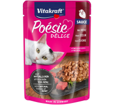 Влажный корм Vitakraft Poésie Délice для кошек, сердца в соусе, 85 г