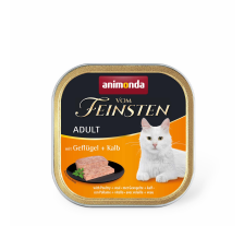 Влажный корм Animonda Vom Feinsten для кошек, с птицей и телятиной, 100 г