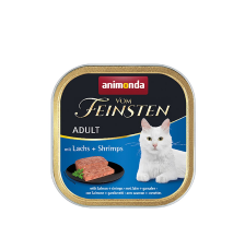 Влажный корм Animonda Vom Feinsten для кошек, с лососем и креветками, 100 г Влажный корм Animonda Vom Feinsten для кошек, с лососем и креветками, 100 г
