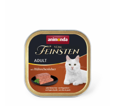 Влажный корм Animonda Vom Feinsten для кошек, с куриной печенью, 100 г