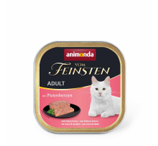 Влажный корм Animonda Vom Feinsten для кошек, с индюшачьими сердцами, 100 г Влажный корм Animonda Vom Feinsten для кошек, с индюшачьими сердцами, 100 г