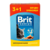 Набір паучів &quot;3+1&quot; для котів Brit Premium Cat pouch з лососем і фореллю,  4 х 100г - фото 4