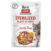 Корм влажный для стерилизованных кошек Brit Care Cat Sterilized филе в соусе с уткой, пауч, 85 г - фото 1