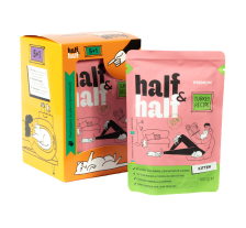 Набор влажных кормов Half&Half "5+1" для котят, кусочки с индейкой в желе, паучи, 6 шт*100 г Набор влажных кормов Half&Half "5+1" для котят, кусочки с индейкой в желе, паучи, 6 шт*100 г