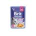 Корм влажный Brit Premium Delicate Fillets in Jelly Chicken для кошек филе в желе курица 85 г - фото 1