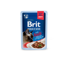 Корм влажный Brit Premium Delicate Fillets in Gravy Lamb for Sterilised для стерилизованных кошек филе в соусе ягненка 85 г Корм влажный Brit Premium Delicate Fillets in Gravy Lamb for Sterilised для стерилизованных кошек филе в соусе ягненка 85 г