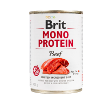 Вологий корм Brit Mono Protein Beef для собак, з яловичиною, 400 г