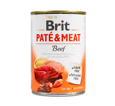 Влажный корм Brit Care Pate & Meat для собак, с говядиной и индейкой, 400 г Влажный корм Brit Care Pate & Meat для собак, с говядиной и индейкой, 400 г