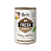 Консервированный корм Brit Fresh Turkey/Peas для собак, с индейкой и горошком, 400 г - фото 1