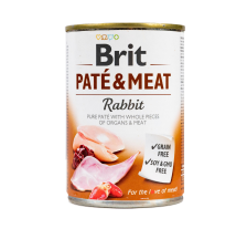 Вологий корм Brit Care Pate & Meat для собак, з кроликом, 400 г