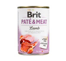 Вологий корм Brit Care Pate & Meat для собак, з ягням, 400 г