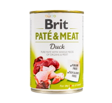 Вологий корм Brit Care Pate & Meat для собак, з качкою, 400 г