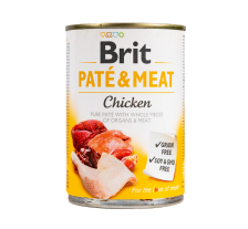 Вологий корм Brit Care Pate & Meat для собак, з куркою, 400 г