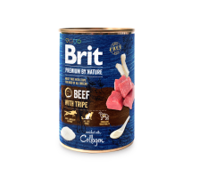Влажный корм Brit Premium by Nature для собак, говядина с потрохами, 400 г Влажный корм Brit Premium by Nature для собак, говядина с потрохами, 400 г