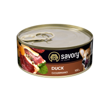 Влажный корм Savory для взрослых собак всех пород, с уткой, 100 г