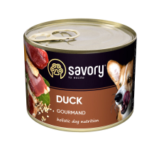 Влажный корм Savory для взрослых собак всех пород, с уткой, 200 г