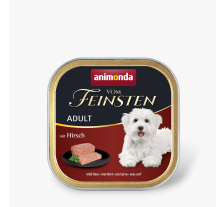 Влажный корм Animonda Vom Feinsten для взрослых собак, с олениной, 150 г Влажный корм Animonda Vom Feinsten для взрослых собак, с олениной, 150 г