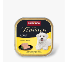 Влажный корм Animonda Vom Feinsten для взрослых собак, с индейкой и сыром, 150 г Влажный корм Animonda Vom Feinsten для взрослых собак, с индейкой и сыром, 150 г