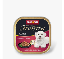 Влажный корм Animonda Vom Feinsten для взрослых собак, с говядиной и ягнятиной, 150 г Влажный корм Animonda Vom Feinsten для взрослых собак, с говядиной и ягнятиной, 150 г