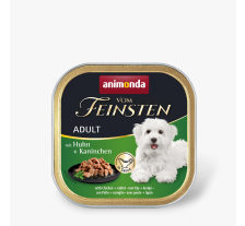 Корм влажный для собак Animonda Vom Feinsten delicious sauce Adult with Chicken + rabbit с курицей и кроликом, 150 г Корм влажный для собак Animonda Vom Feinsten delicious sauce Adult with Chicken + rabbit с курицей и кроликом, 150 г