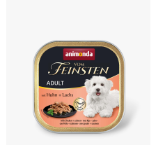 Корм влажный для собак Animonda Vom Feinsten delicious sauce Adult with Chicken + salmon с курицей и лососем, 150 г