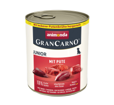 Корм влажный для щенков Animonda GranCarno Junior Turkey с индейкой, 800 г Корм влажный для щенков Animonda GranCarno Junior Turkey с индейкой, 800 г