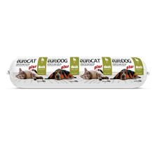 Корм влажный EuroDog/EuroCat Salami PLUS Duck для собак и котов салями с уткой 1 кг Корм влажный EuroDog/EuroCat Salami PLUS Duck для собак и котов салями с уткой 1 кг