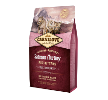 Сухой корм Carnilove Cat Salmon & Turkey для котят, лосось и индейка, 2 кг