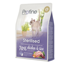 Сухой корм Profine Sterilised для стерилизованных кошек, с курицей и рисом, 2 кг Сухой корм Profine Sterilised для стерилизованных кошек, с курицей и рисом, 2 кг
