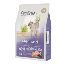 Сухой корм Profine Sterilised для стерилизованных кошек, с курицей и рисом, 10 кг Сухой корм Profine Sterilised для стерилизованных кошек, с курицей и рисом, 10 кг