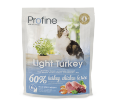 Сухой корм Profine Light для кошек с лишним весом, с индейкой и курицей, 300 г Сухой корм Profine Light для кошек с лишним весом, с индейкой и курицей, 300 г