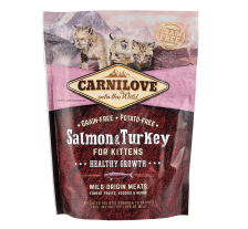 Сухой корм Carnilove Cat Salmon & Turkey для котят, лосось и индейка, 400 г