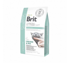 Сухой корм Brit GF VetDiet Cat Struvite для кошек, при мочекаменной болезни, с курицей и горохом, 2 кг Сухой корм Brit GF VetDiet Cat Struvite для кошек, при мочекаменной болезни, с курицей и горохом, 2 кг