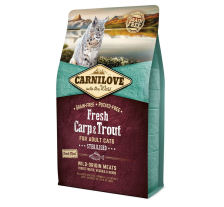 Сухой корм Carnilove Fresh Carp & Trout для стерилизованных кошек, рыба, 2 кг