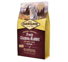 Сухой корм Carnilove Fresh Chicken & Rabbit для взрослых кошек, курица и кролик, 2 кг