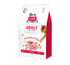 Сухой корм Brit Care Cat GF Adult Activity Support для кошек, живущих на улице, индейка и курица, 400 г Сухой корм Brit Care Cat GF Adult Activity Support для кошек, живущих на улице, индейка и курица, 400 г