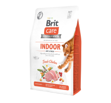 Сухой корм Brit Care Cat GF Indoor Anti-stress для кошек, постоянно живущих в помещении, курица, 2 кг Сухой корм Brit Care Cat GF Indoor Anti-stress для кошек, постоянно живущих в помещении, курица, 2 кг