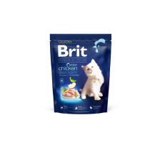 Сухой корм Brit Premium Cat by Nature Kitten для котят, с курицей, 300 г Сухой корм Brit Premium Cat by Nature Kitten для котят, с курицей, 300 г