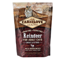 Сухой корм Carnilove Cat Reindeer для активных кошек, оленина и кабан, 400 г