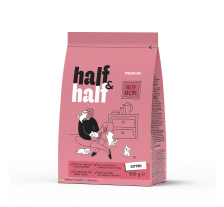 Сухой корм Half&Half для котят, с говядиной, 300 г