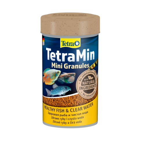 Корм Tetra Min Mini Granules для аквариумных рыбок, 45 г (гранулы) - фото 1