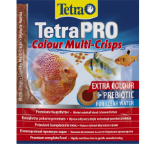 Корм Tetra PRO Colour Multi-Crisps для аквариумных рыб, для яркой окраски, 12 г (чипсы)