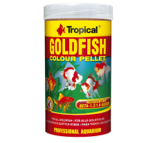Сухой корм Tropical Goldfish Color Pellet для золотых рыбок, 90 г (гранулы)