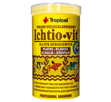 Сухой корм Tropical Ichtio-Vit для всех аквариумных рыб, 50 г (хлопья)